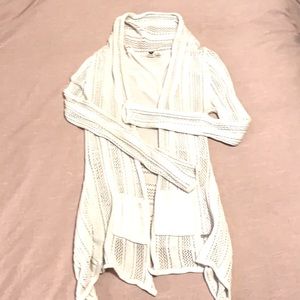 Roxy crocheted cardigan size MEDIUM